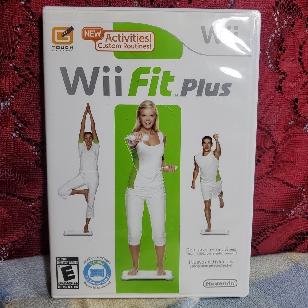Nintendo‎ Wii Fit Plus Video Game Everyone White Fitness Workout Exercise SEO